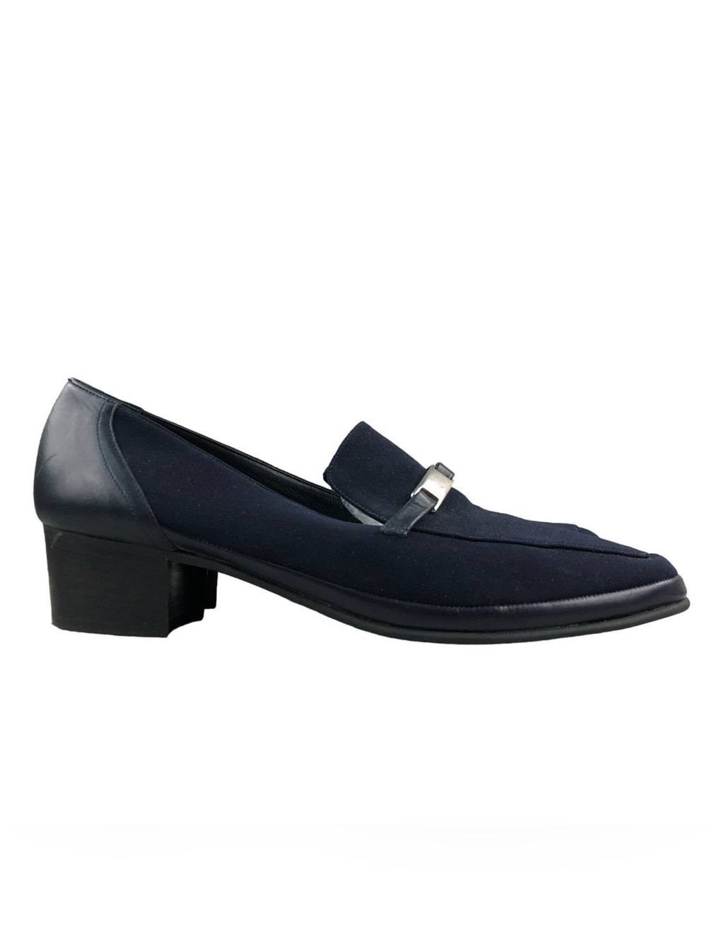 Rangoni Black Vintage Loafer with Silver Bit